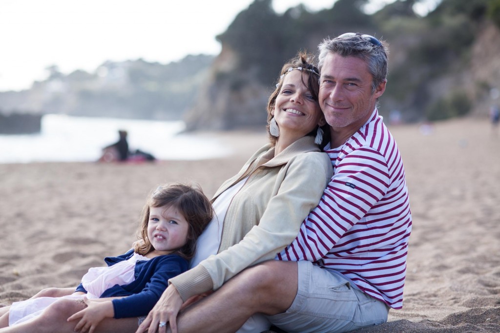 Portrait de famille en lumière naturelle