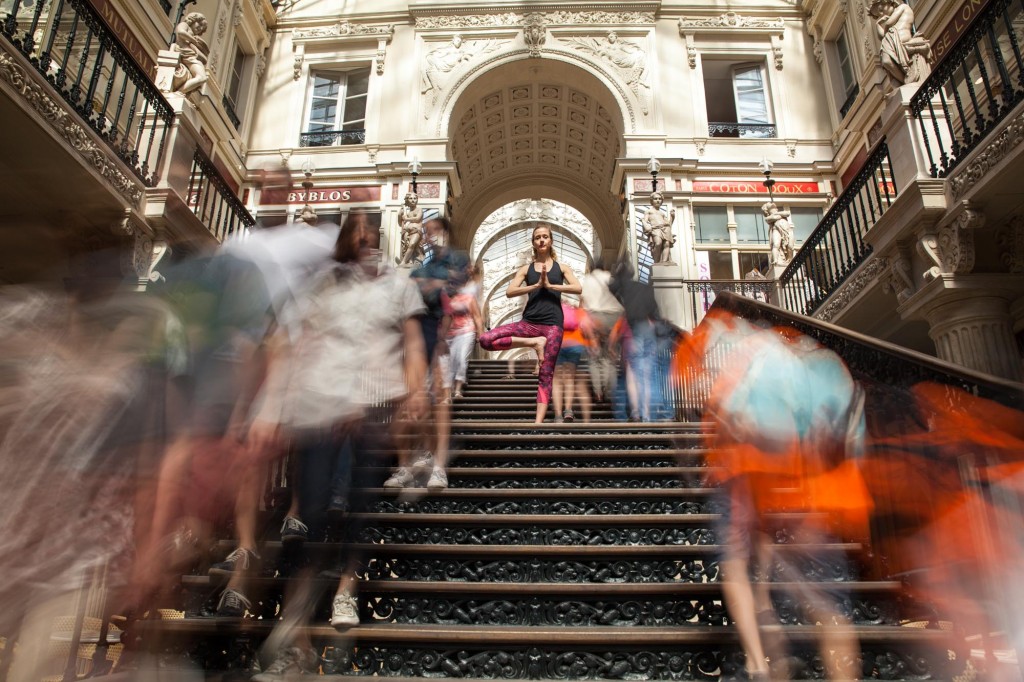 Ashtanga yoga, en mode urbain