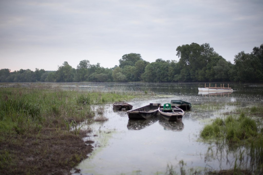 barques flottant sur la Loire